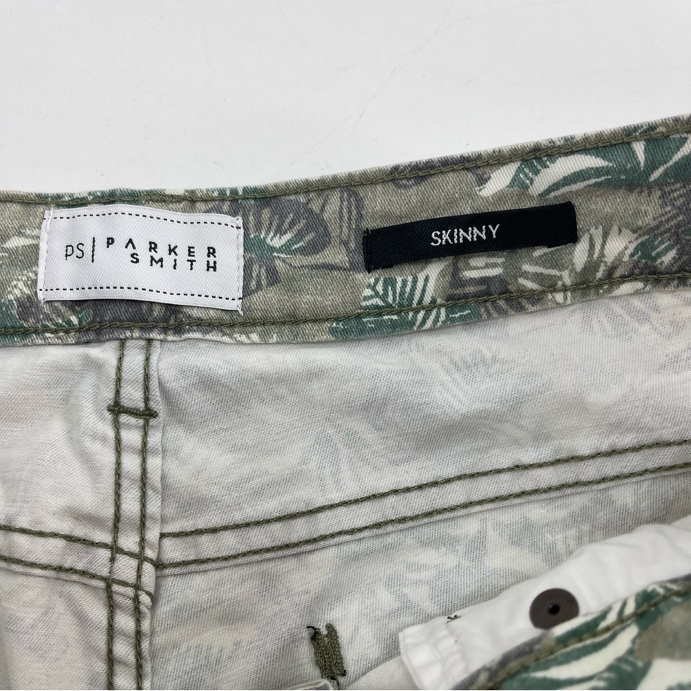 Parker Smith All over leaf Print Jeans Tropical - Picture 7 of 7
